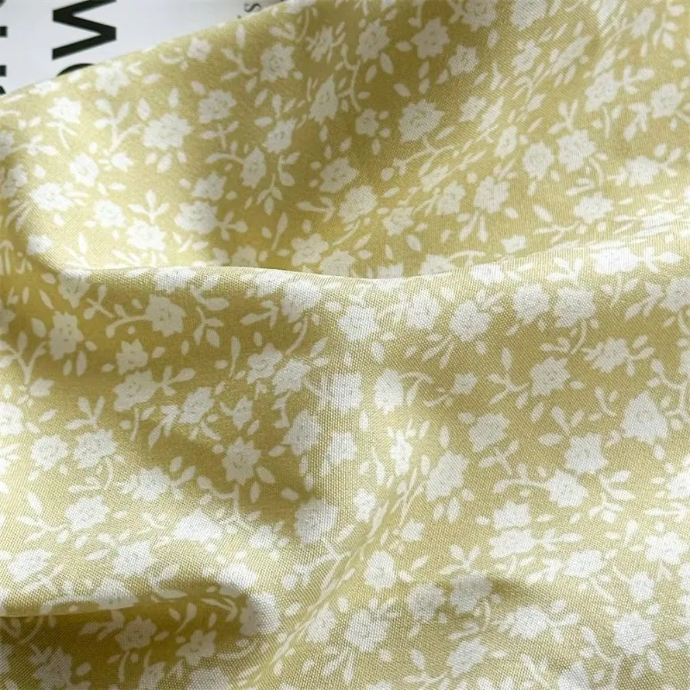 

New Small Daisy Floral Fabric Bandanas Chiffon Elastic Band Triangle HeadScarf Ladies Turban Girls