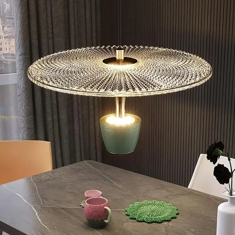 Talian Luxury Art Pendant Light Restaurant Bar Modern Minimalist Bedroom Kitchen LED Chandelier Home Decoration Lighting Fixture view 5