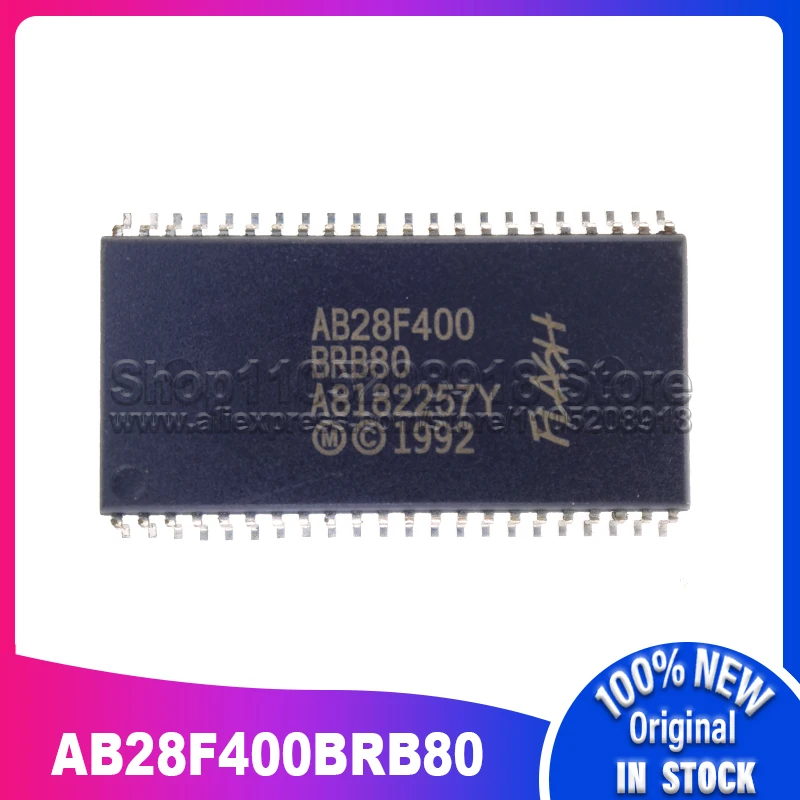 1 ~ 10 قطعة/الوحدة AB28F400BRB80 AB28F400 B28F400BRB80 TSOP44 الأسهم الأصلية الجديدة #1