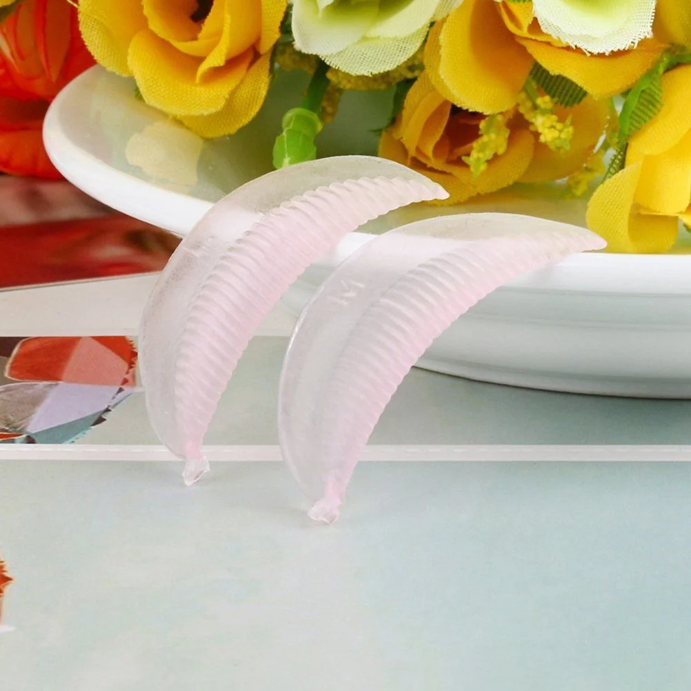 

Eyelash Perming Mold Silicone Pads Reusable Lash Curler Shields Thickening Tool For Women With Straight Groove