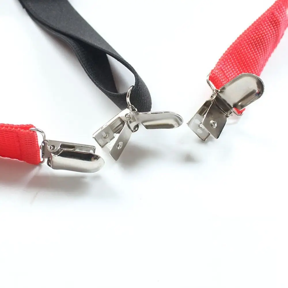 Para homens para mulheres bar festival de música traje gravata suspensórios conjunto luminoso laço pendurado calças clipe led suspensórios clipes