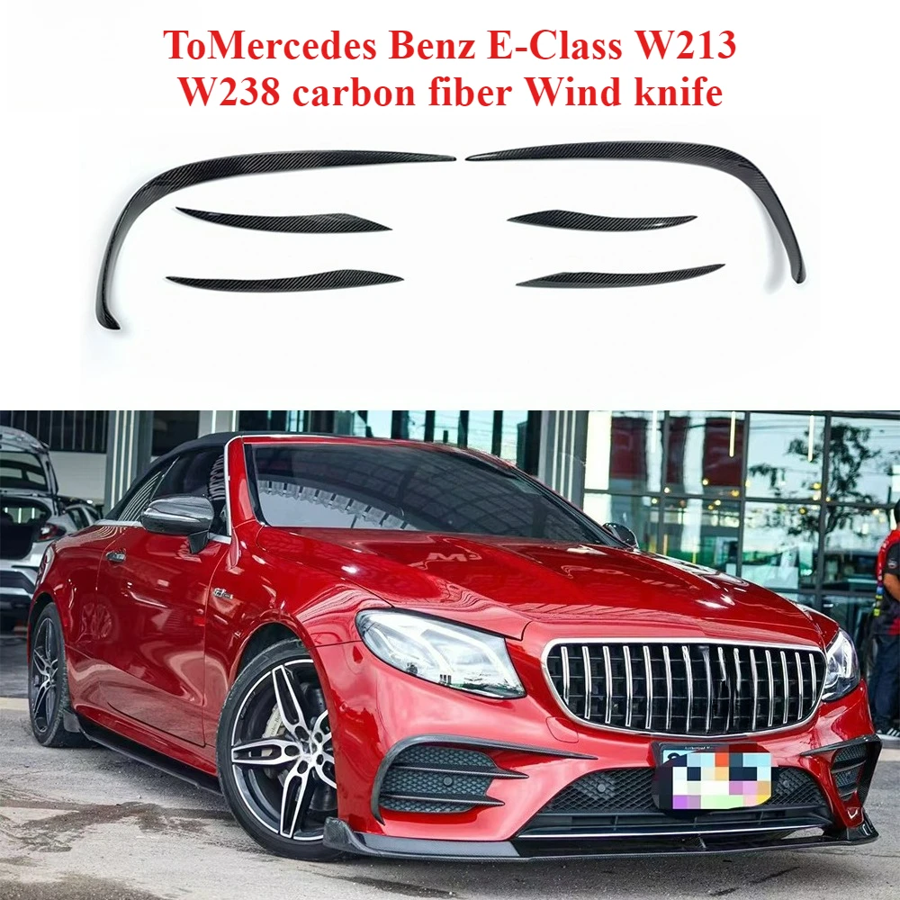 

High Standard Quality Inspection Applicable ToMercedes Benz E-Class W213 W238 Carbon Fiber Front Air Knife