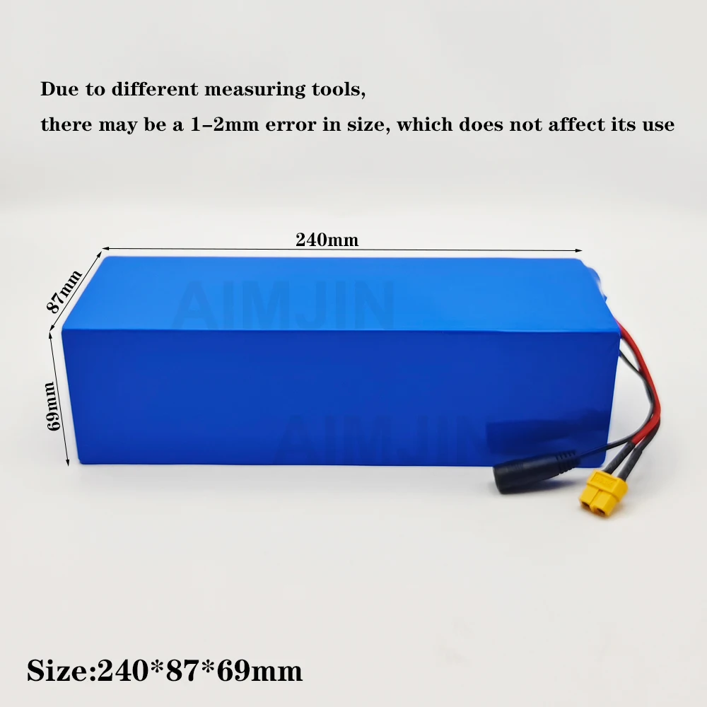 48V 15Ah new 18650 13S4P lithium battery pack 800W high-power battery suitable for various transportation vehicles