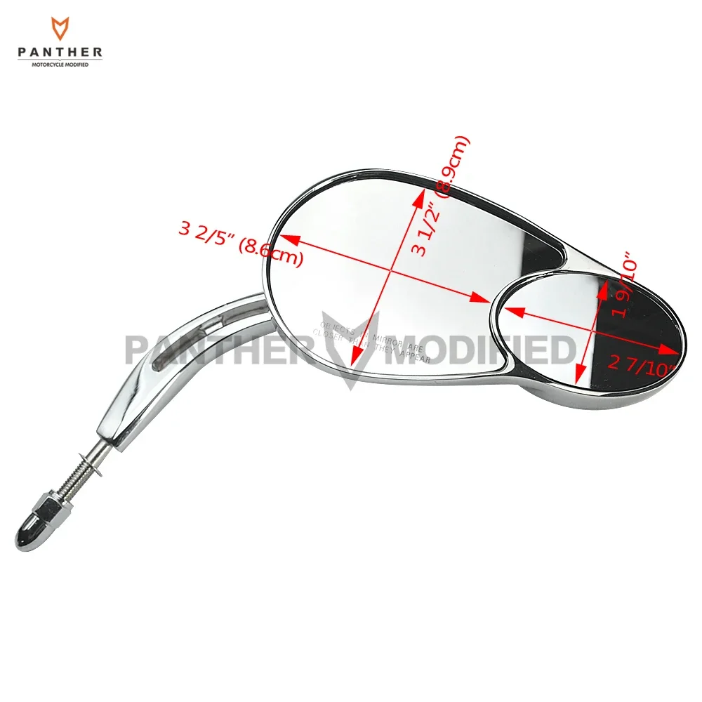 

Chrome Motorcycle Mirror Motor Rear View Mirror case for Harley Road Glide SPORTSTER XL883 XL1200L XL1200C FLHTK 2010-2016