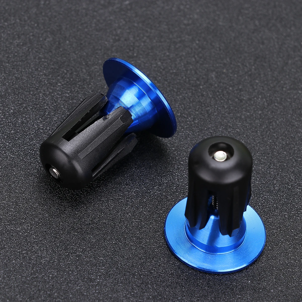 

1 Pair Aluminum Alloy Bike Handlebar Plug End Cap 22-24Mm Grip Mountain Road Folding Bicycle Accessories Blue M4X34Mm Durable