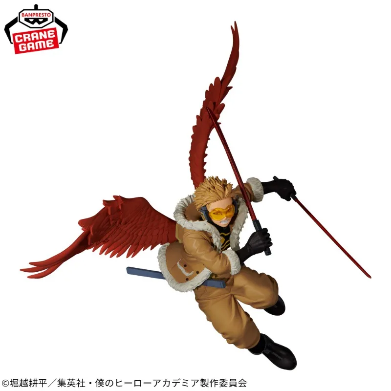 In Stock Original BANDAI BANPRESTO My Hero Academia THE AMAZING HEROES PLUS HAWKS Ver. PVC Anime Action Figures Model Toys Gifts