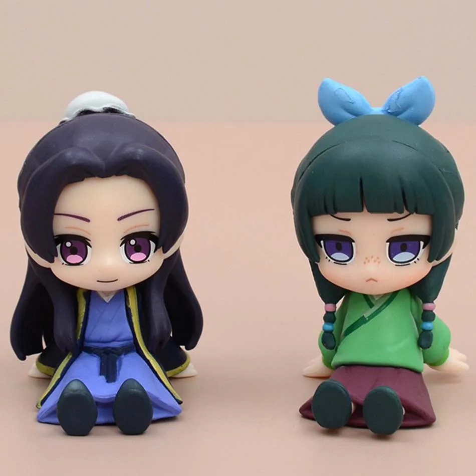 Novo o boticário diários maomao jinshi mini figura anime periferia kawaii sentado brinquedos desktop carro ornamentos modelo presentes