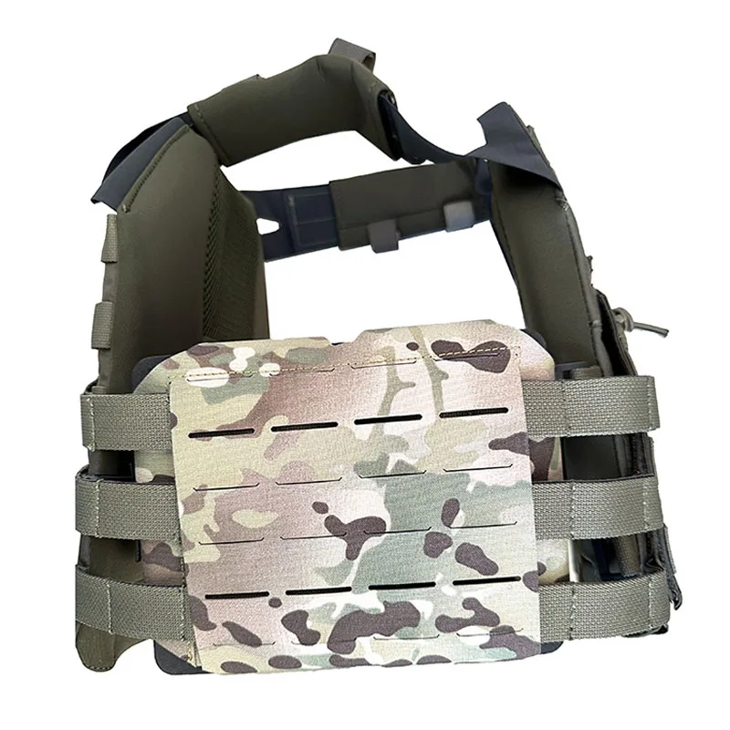 1 Pair Adjustable Tactical Vest Molle Side Plate Pouch Set,  JPC FCPC FCSK Side Panel Bag