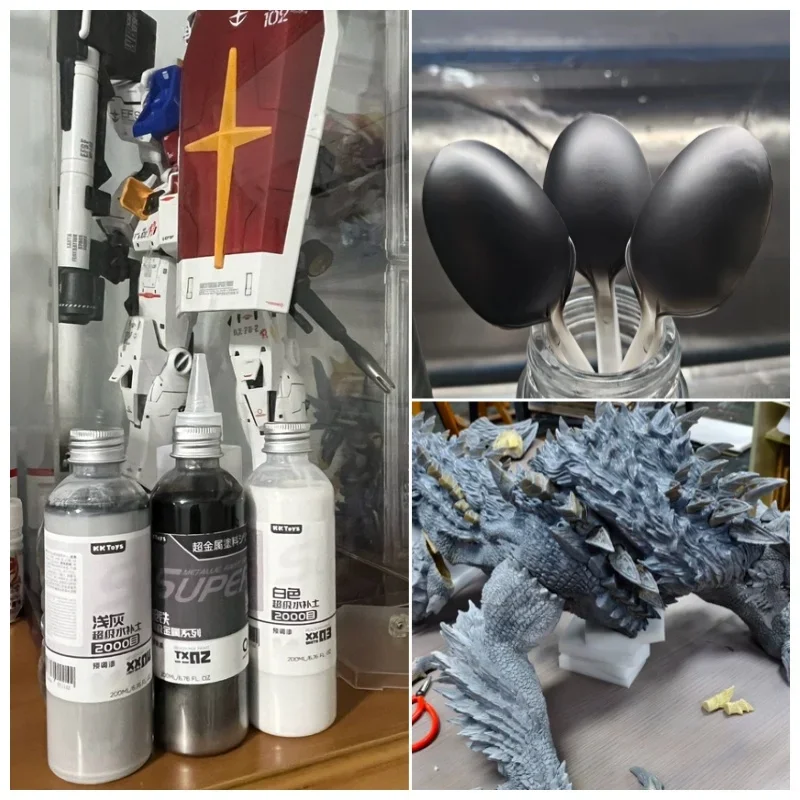 Model Surfacer Primer 200ml Pre Mixed No Dilution Fine Filling Power For Polishing Scratch Repair Airbrush Model Painting
