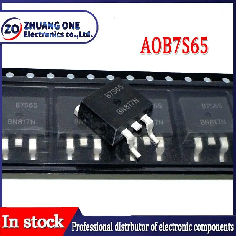 10pcs/lot B7S65 AOB7S65 New stock TO-263 650V 7A