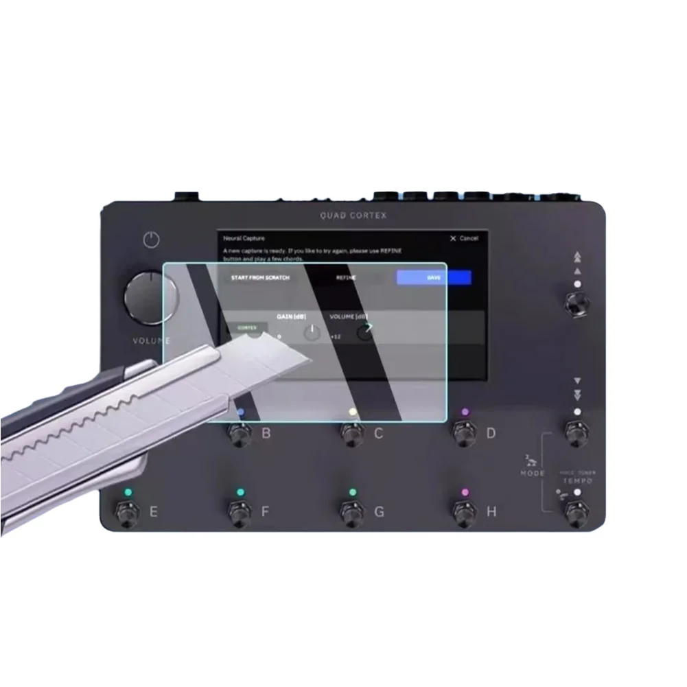 واقي شاشة عالي الدقة من الزجاج المقسى لجهاز Neural DSP Quad Cortex #1