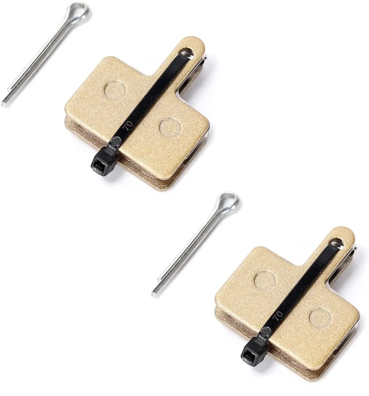 Ruimou 2 Pairs Electric Scooter Brake Pads Lining Pad Compatible with Kukirin G4 Compatible with Kukirin G2