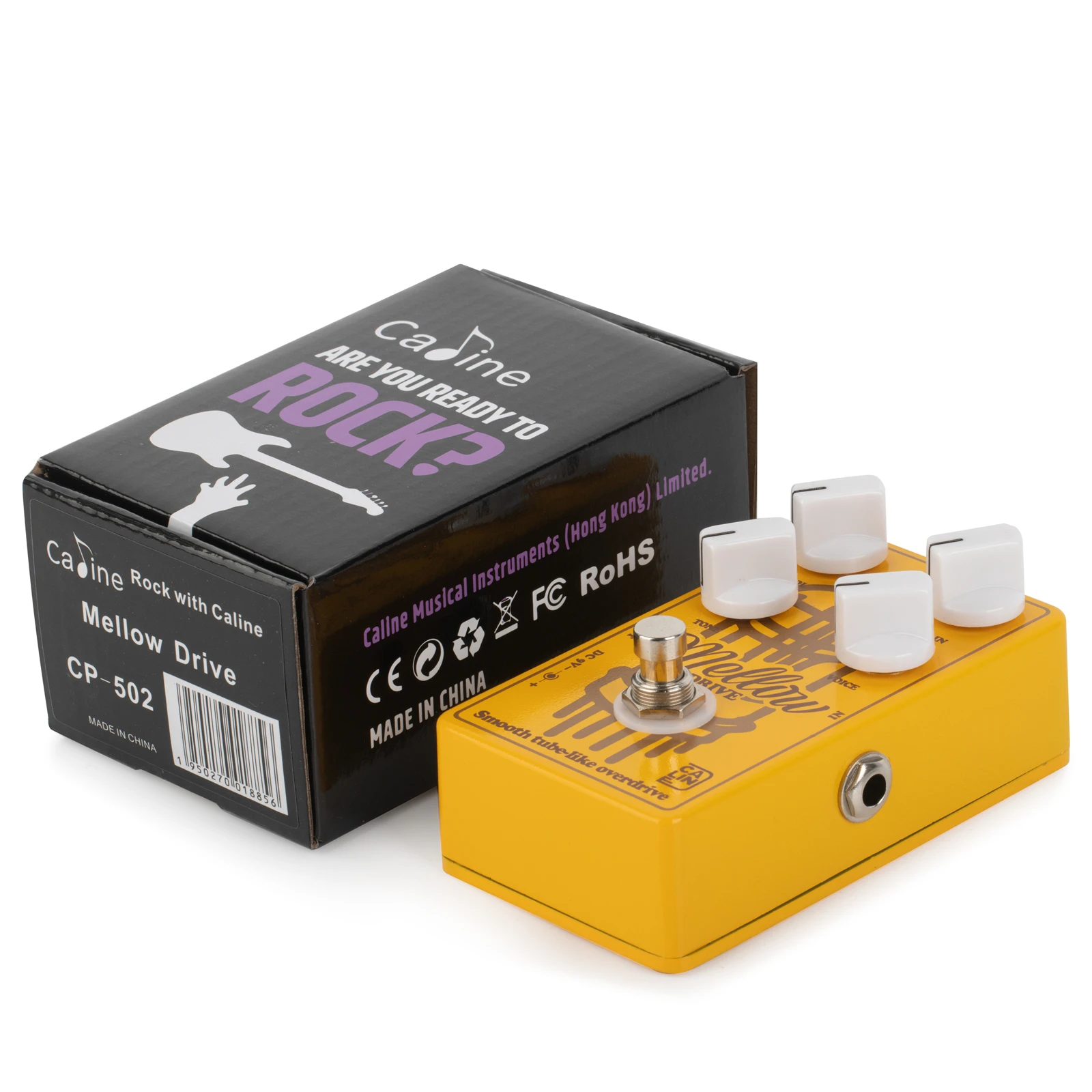 Imagem -06 - Caline-mellow Unidade Overdrive Guitarra Efeito Pedal Cp502 Guitarra Acessórios