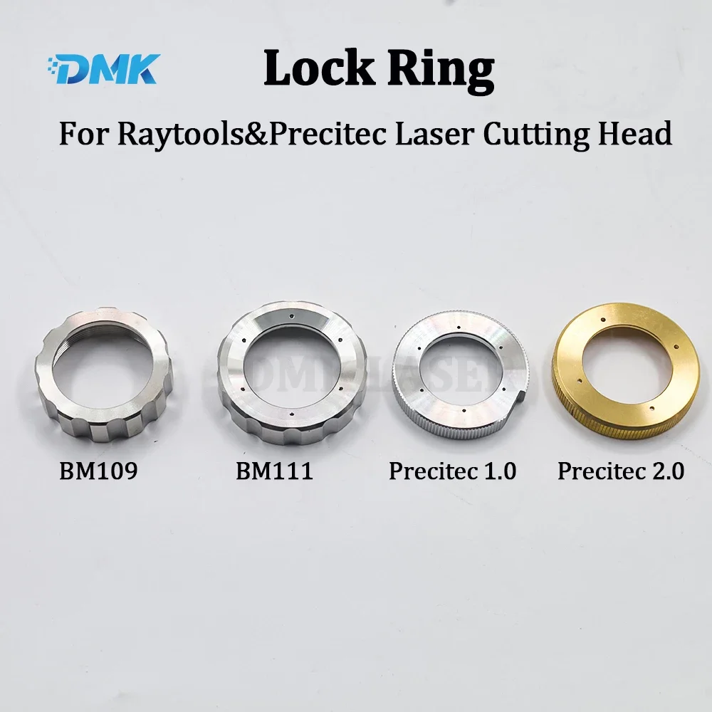 DMK Ceramic Lock Ring para Precitec Raytools, Cabeça de corte a laser de fibra WSX Conector de bocal a laser