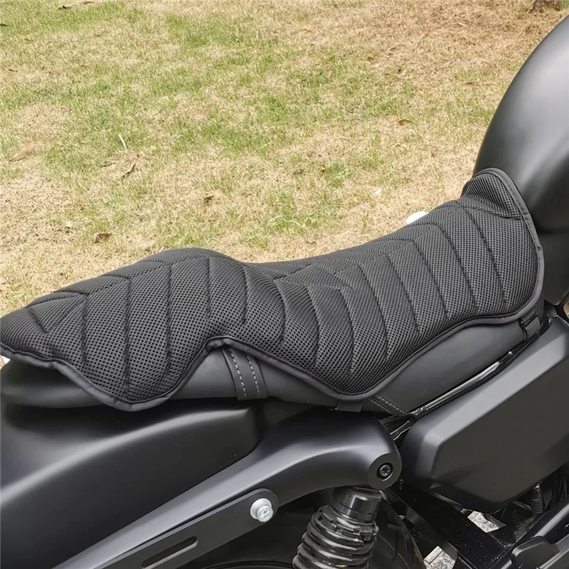 Motorcycle Cushion Cushion Cover Shock Absorbing Sunscreen Waterproof Breathable Heat Dissipation