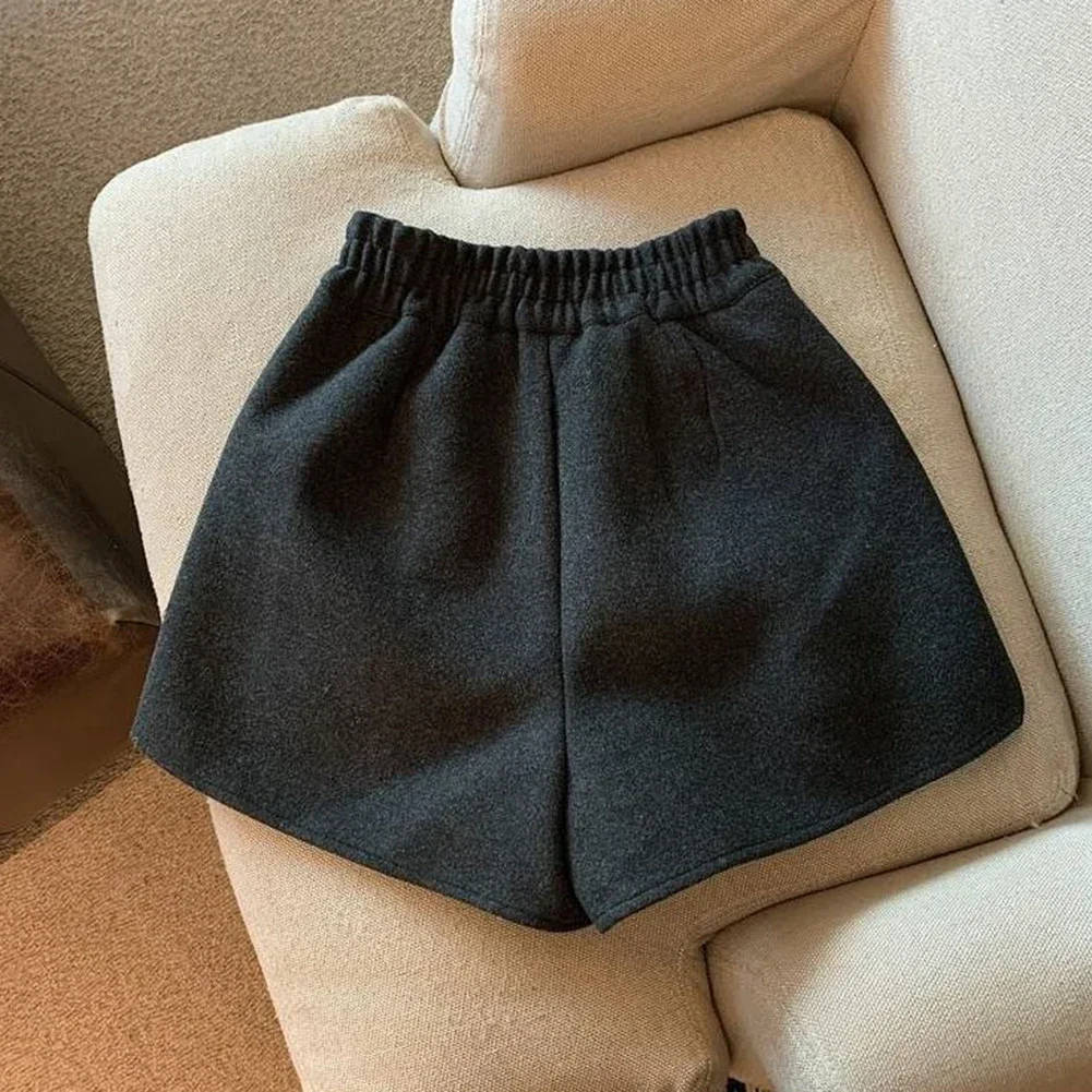 Casual Outings 2XL High Waist Casual Shorts Thickened Loose Shorts Casual Fit High Waist Design Slightly Elastic