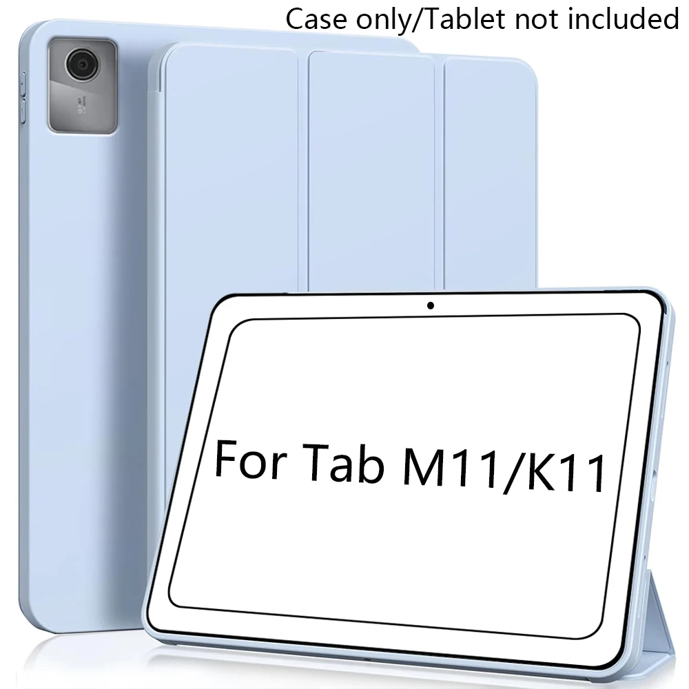 

For Xiaoxin Pad 2024 Case 11'' PU Leather Silicon TPU Back For Lenovo Tab M11 Xiaoxin Pad 2024 TB330FU TB331FC Cover Tablet Case