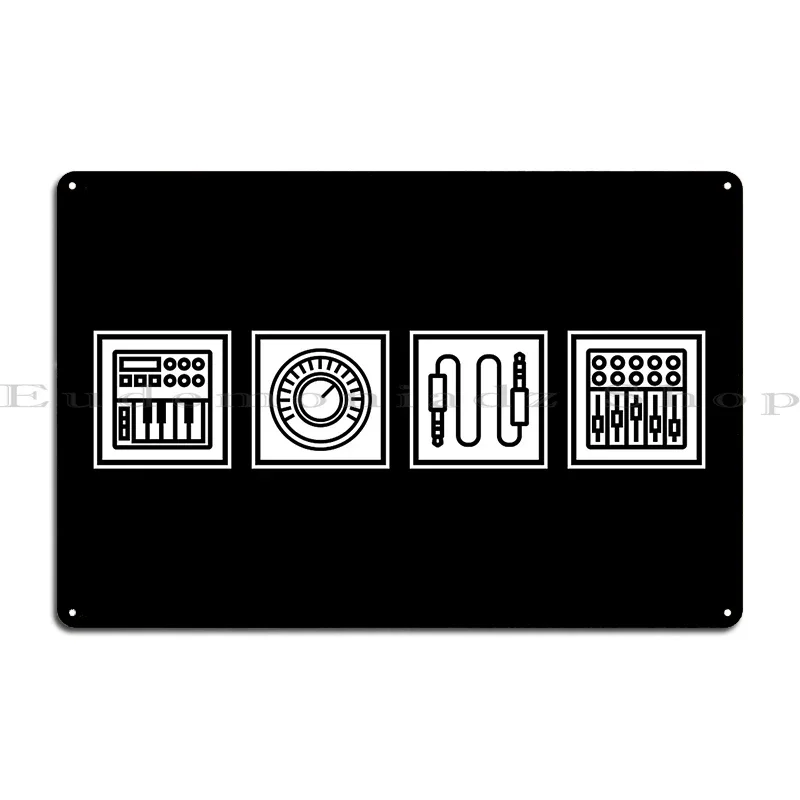 Electronic Musician Beatmaker And Producer Metal Sign Wall Plaque Retro Cave Club Customized Tin Sign Poster