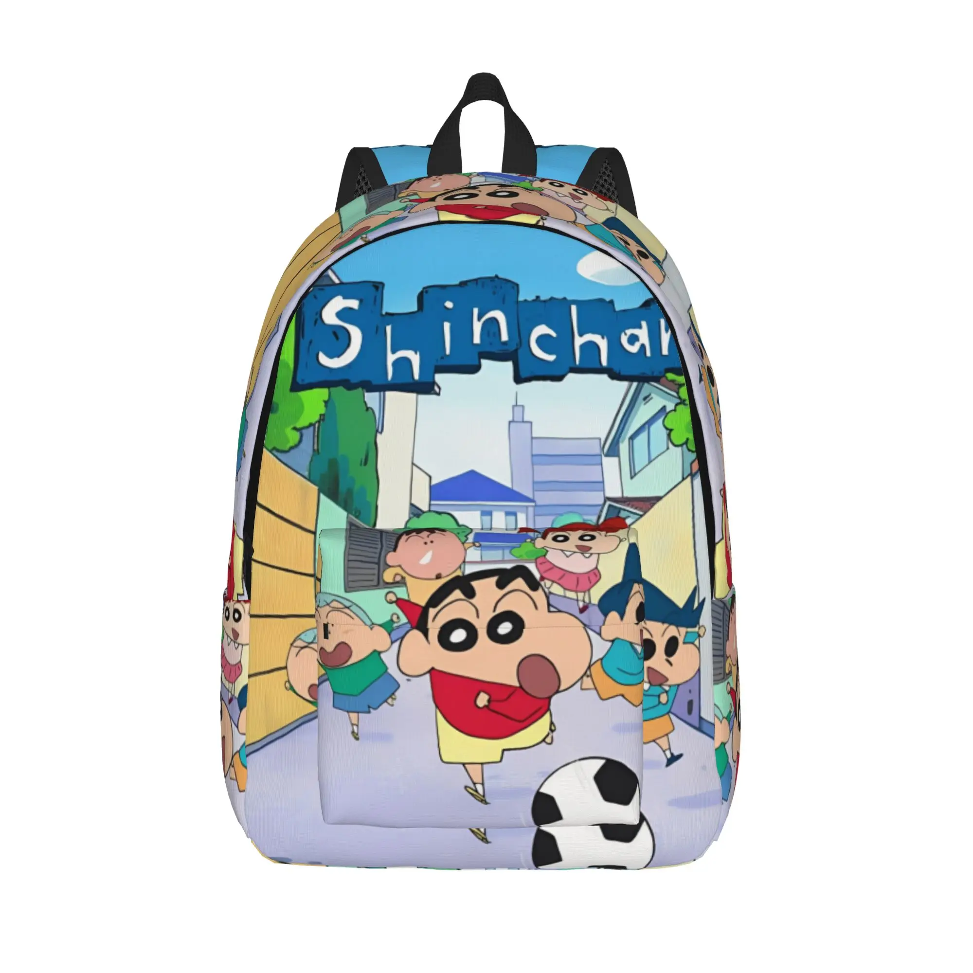 

Crayon Shin-chans Cartoon Anime Backpack for Men Women Teenage Student Work Daypack Laptop Shoulder Bag Sports