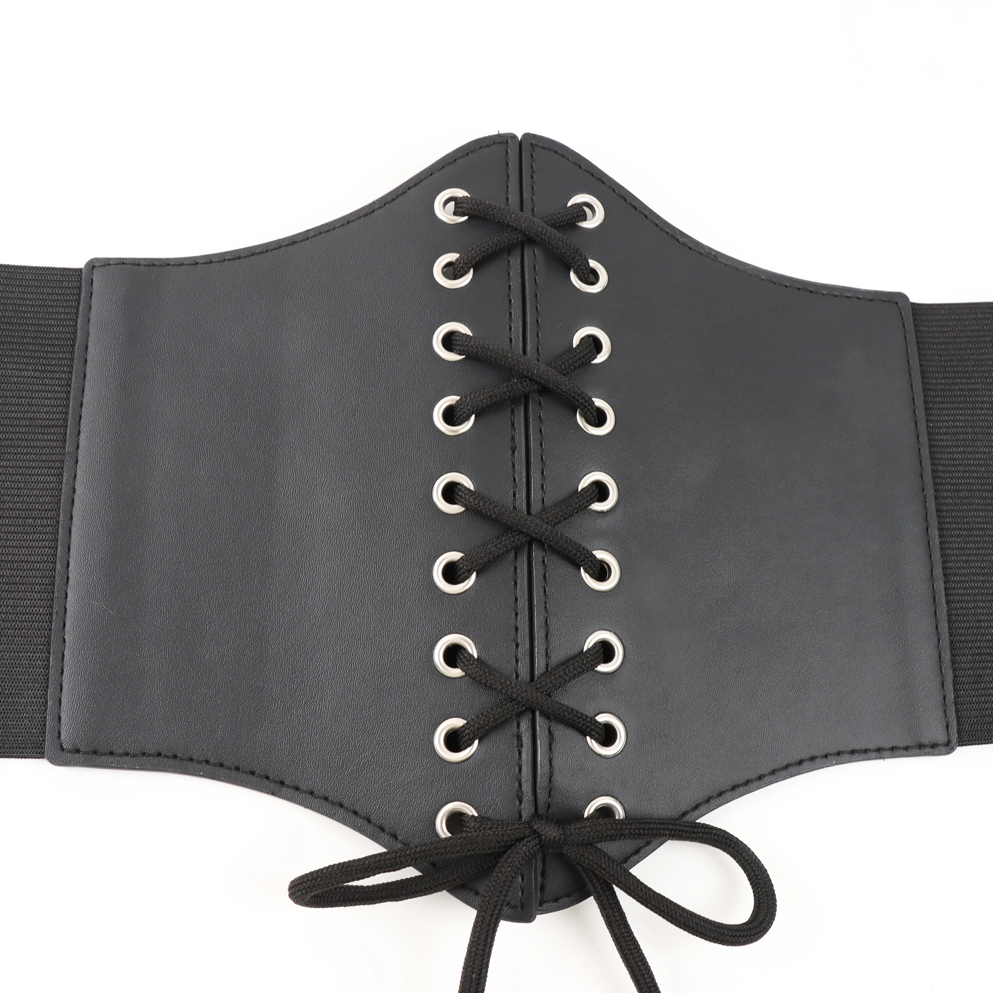 Plus Size Corset Waist Belt For Women\'s Leather Harness Gothic Style Drawstring  Belt  Adjustable Elastic Fashion Punk belt