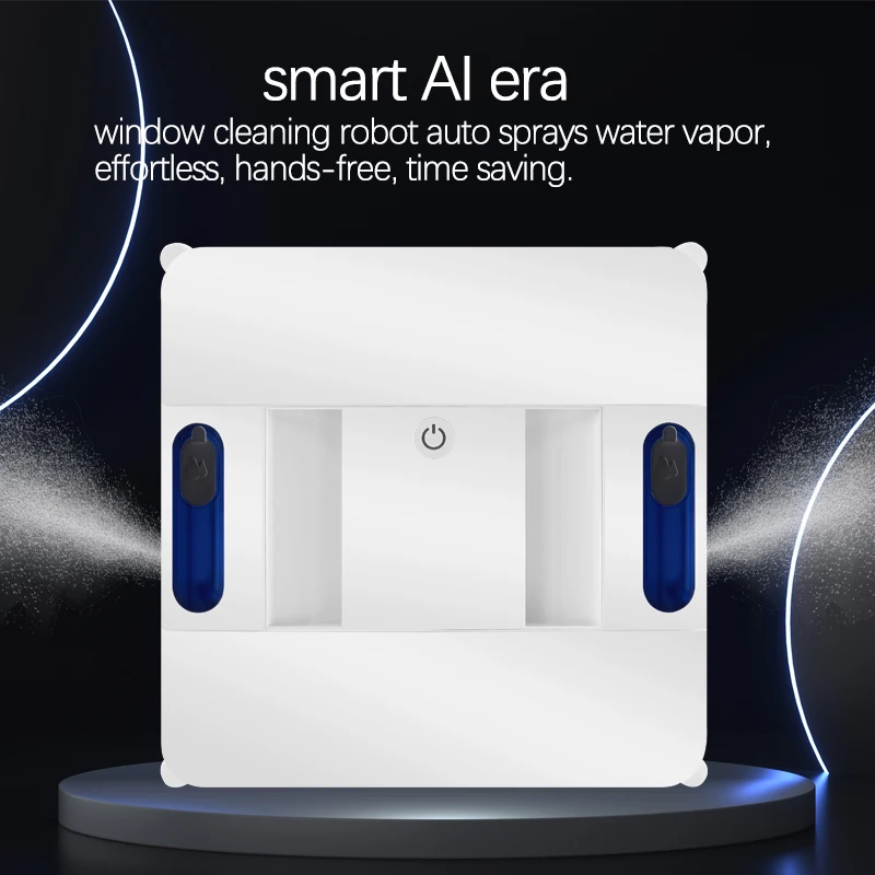 Автоматический режим Squirt Water Интеллектуальные умные квадратные роботы для мытья окон