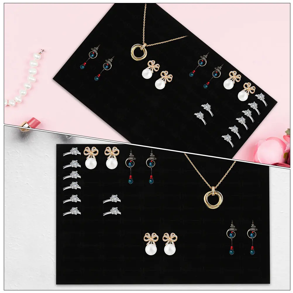 

10Pcs Jewelry Storage Box Sponge Insert Pads Ring Display Organizer Earring Holder Tray Jewelry Box Supplies Sponge Pad for Ring