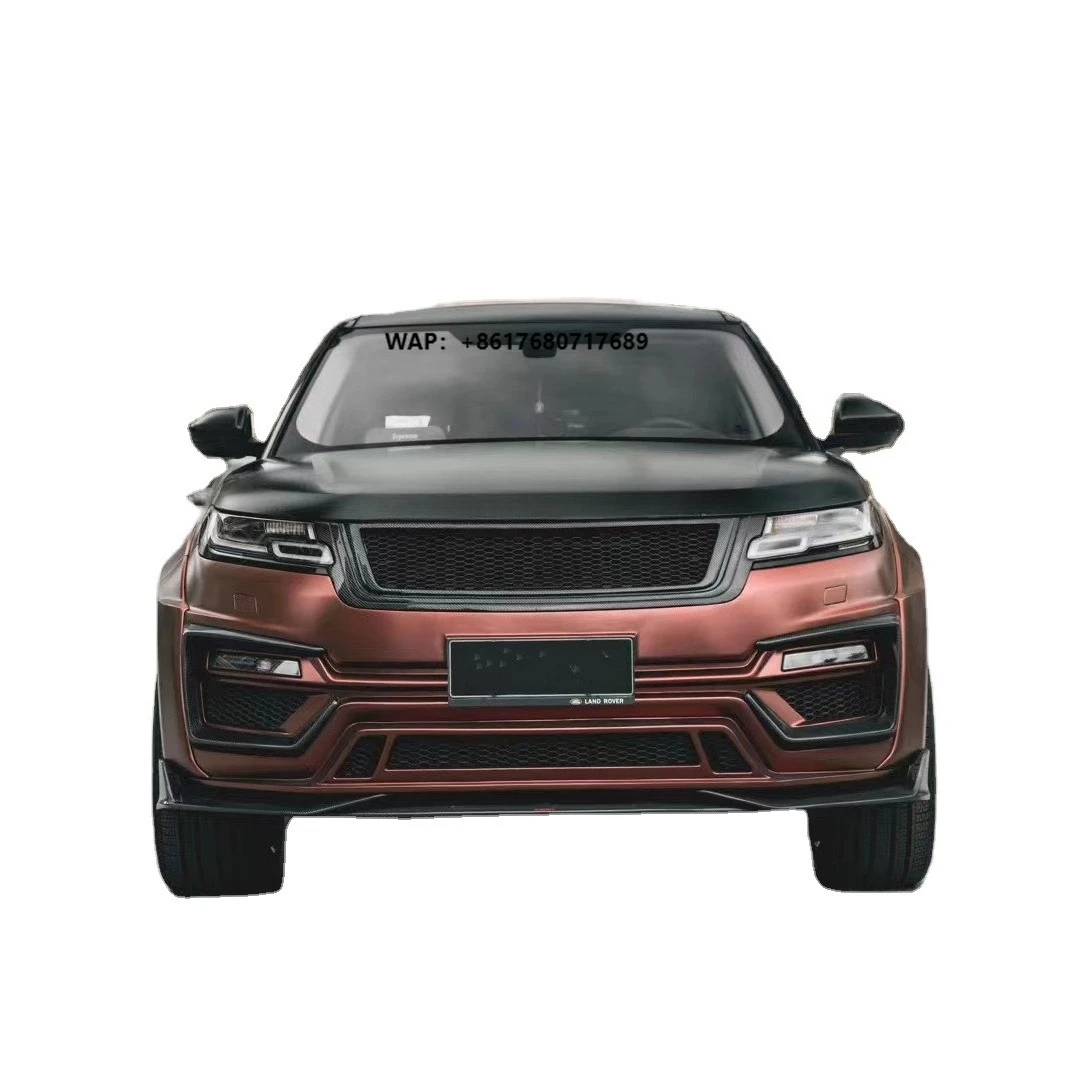 For  Velar Carbon Fiber Body Kit Velar Upgrades LM-style Front and Rear Bumper Spoiler Widebody Kit