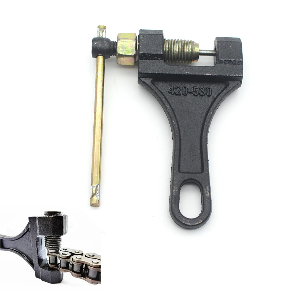 Motorcycle Chain Breaker Riveting Tool 420-530 Chain Link Separator Cutter Remover Bike Chain Split Repair Tool