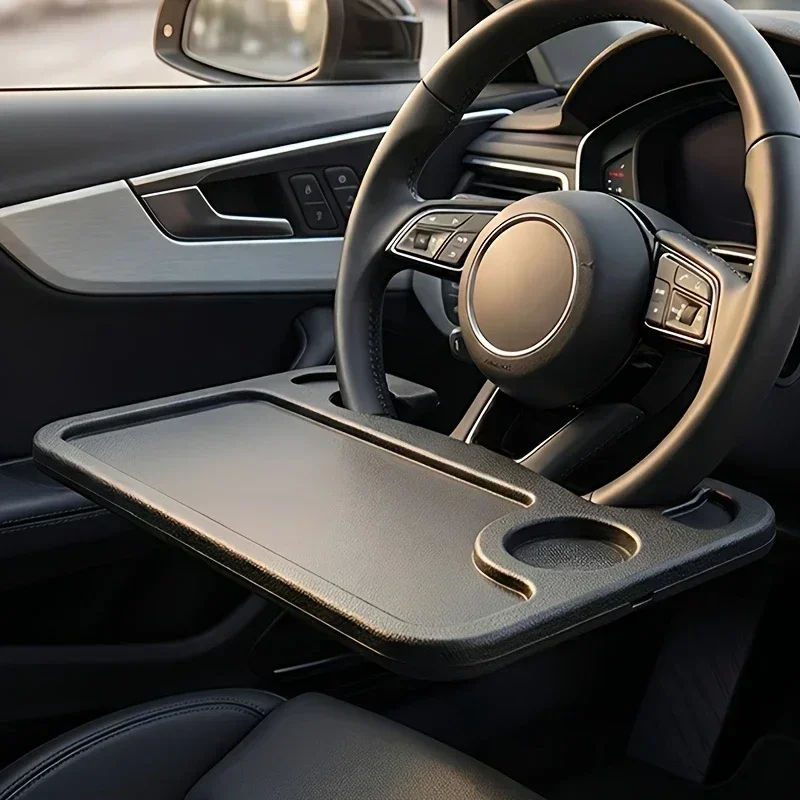 Car Dining Plate, Car Steering Wheel, Laptop Desk, Car Interior Dining Table, Dining Table