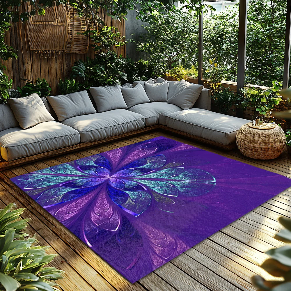 Tuniu Vibrant Abstract Floral - Home Textiles Rug review and price