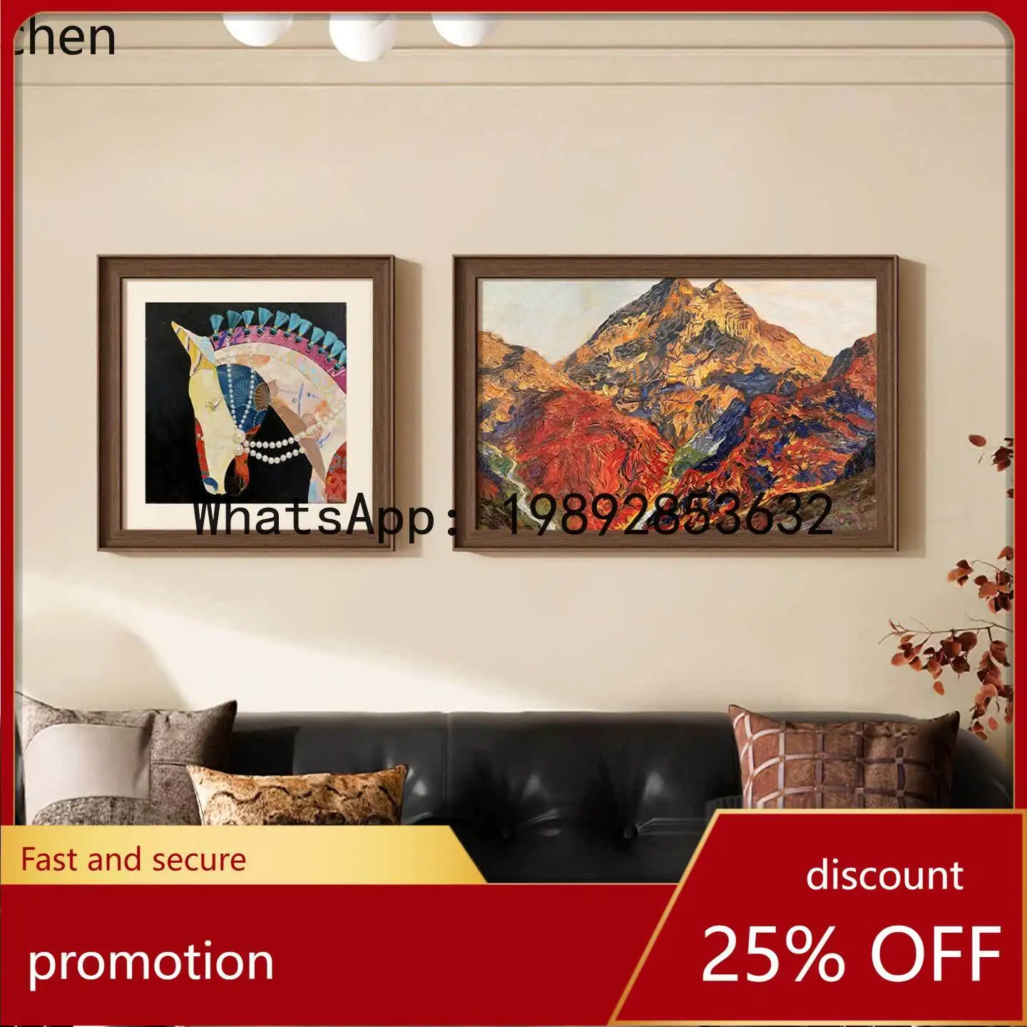 GH Living Room Decorative Painting 