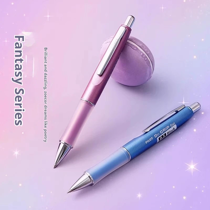 Import z Japonii Pilot Dr. Długopis żelowy Grip, wysuwany, 0,5 mm, czarny, miękki, ergonomiczny uchwyt, niski środek ciężkości, płynne pisanie do podpisywania — zdjęcie produktu 3
