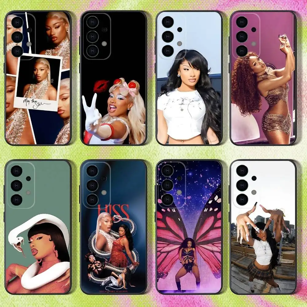 

Singer M-Megan Thee Stallion Phone Case For Samsung S25,S24,S21,S22,S23,S30,Ultra,S20,Plus,Fe,Lite,Note,10,9,5G Black Cover