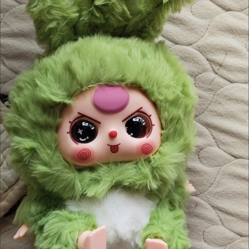 Nowa pluszowa zabawka dla niemowląt w wieku 3 lat w kształcie króliczka z winylową powierzchnią, zawieszka z kreskówki, urocza lalka, wykwintna zawieszka do kluczy z serii Healing.