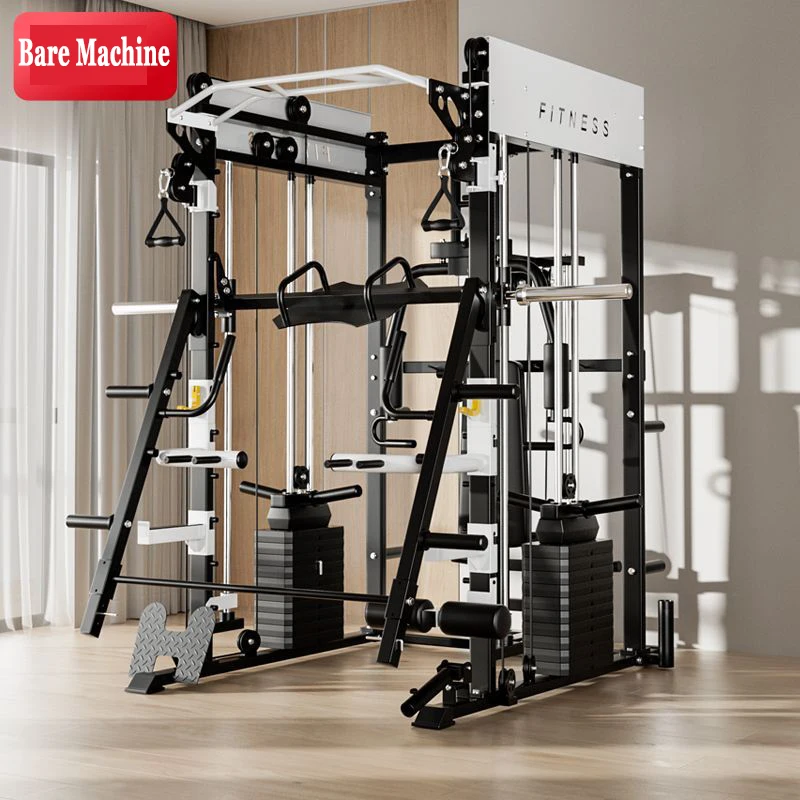 معدات اللياقة البدنية المنزلية متعددة الوظائف، آلة سميث، إطار باب الطيور الطائرة، جهاز قطار متكامل مزيج القرفصاء العميق #6