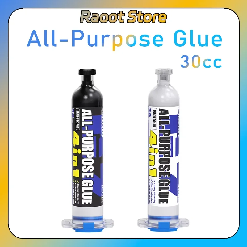 MECHANIC G7 4 in 1 All-Purpose Glue 30cc for Mobile Phone Sealant Structural Buffer Process Glue White/Black Adhesive Sealant