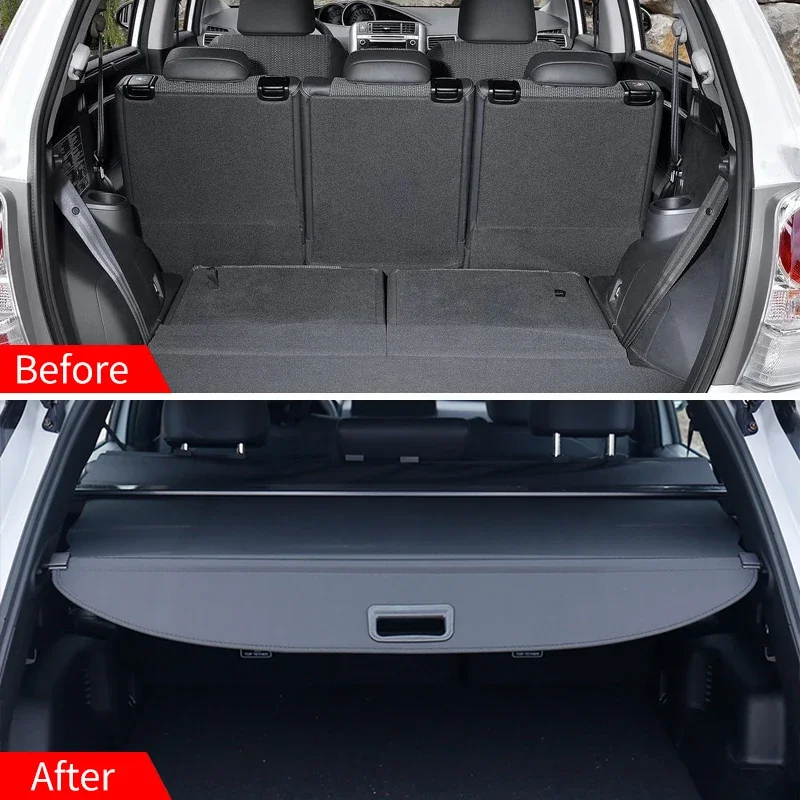 For Toyota Verso 2011-2015 Non Slip Rear Trunk Shielding Shade Waterproof Retractable Cargo Cover