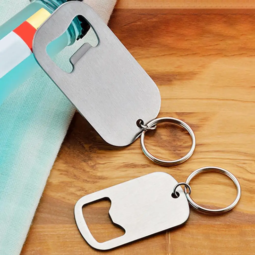 Small Size Bottle Openers Key Ring Bottle Openers Efficient Stainless Steel Bottle Openers Labor-saving High Strength for Smooth