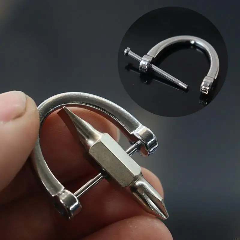 Chave fenda conveniente portátil Flathead Chave para a ferramenta manual Viagens casa precisam KXRE