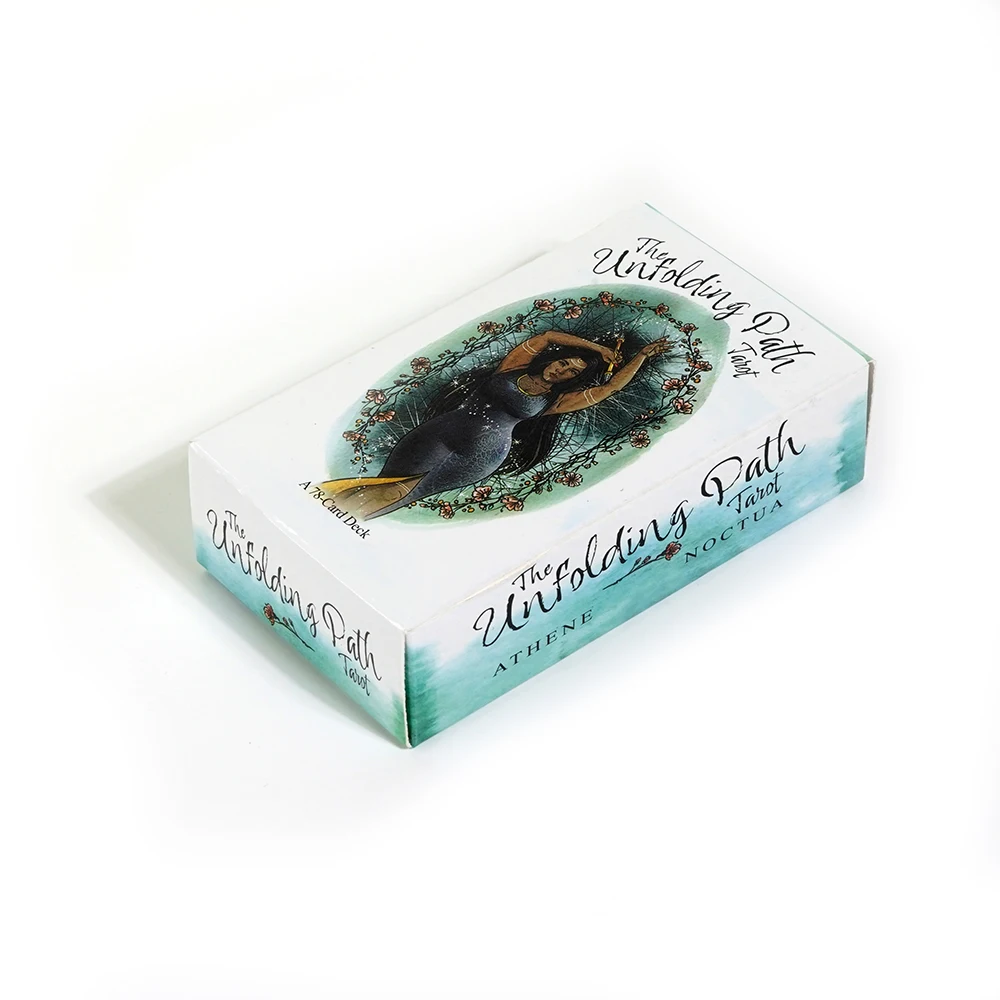 The Unfolding Path Tarot 78 Cards Deck Featuring Vivid Artwork Diverse Characters Oracle Board Playing INK Table Game For Party