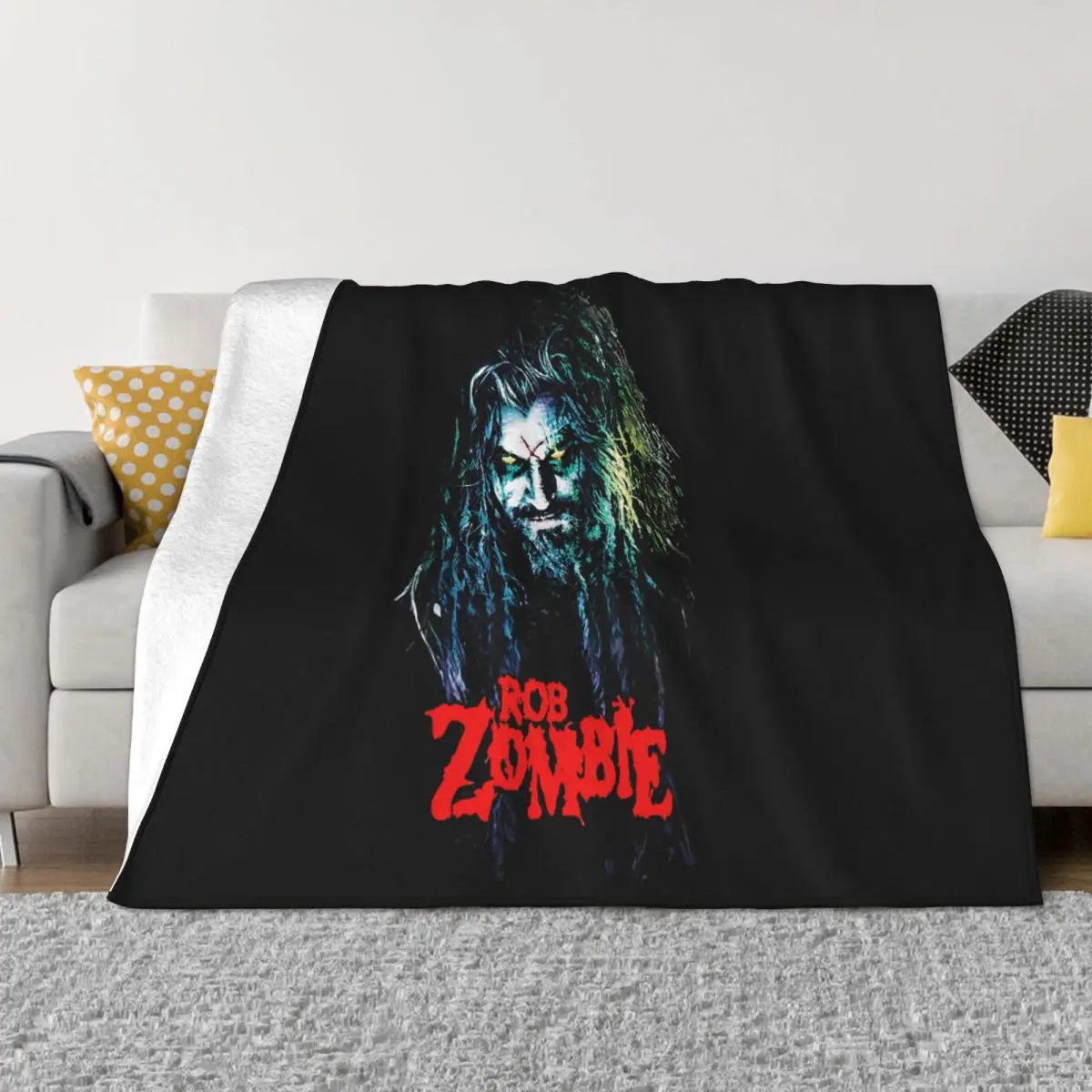 Extended Rob Zombie Baseball Dragula Mens Adult Hats Top Womens Unique Youth Street Style Throw Blanket