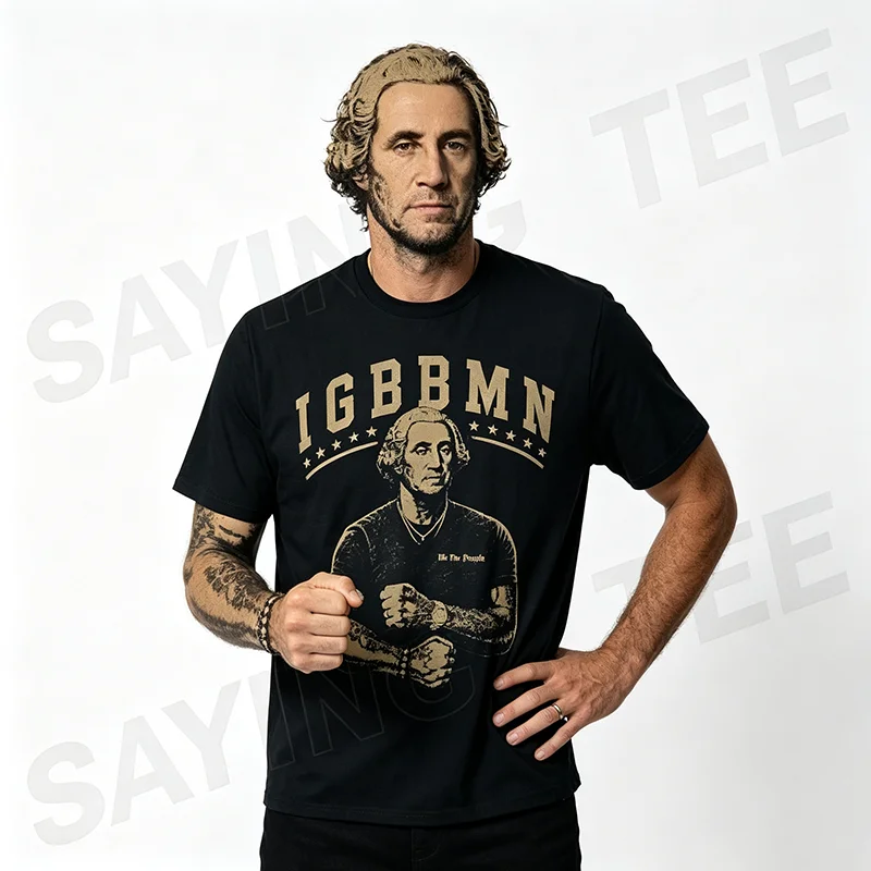 It's Gonna Be Bad My - IGBBMN Meme George Washington T-Shirt Y2k Lustiger Humor Gag PATRIOTISCHE Grafik-Bekleidung für Damen und Herren – Detail 6