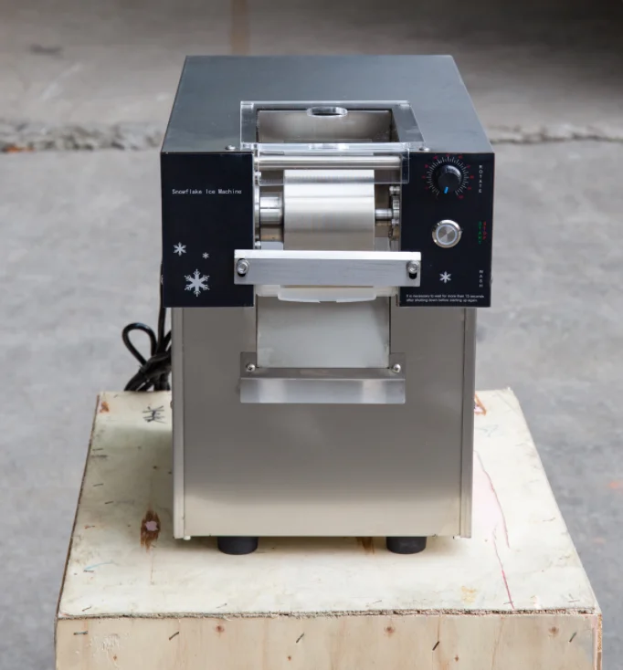 Commercial New Stainless Steel Automatic Ice Machine Square Large Capacity Milk Cold Drink Equipment