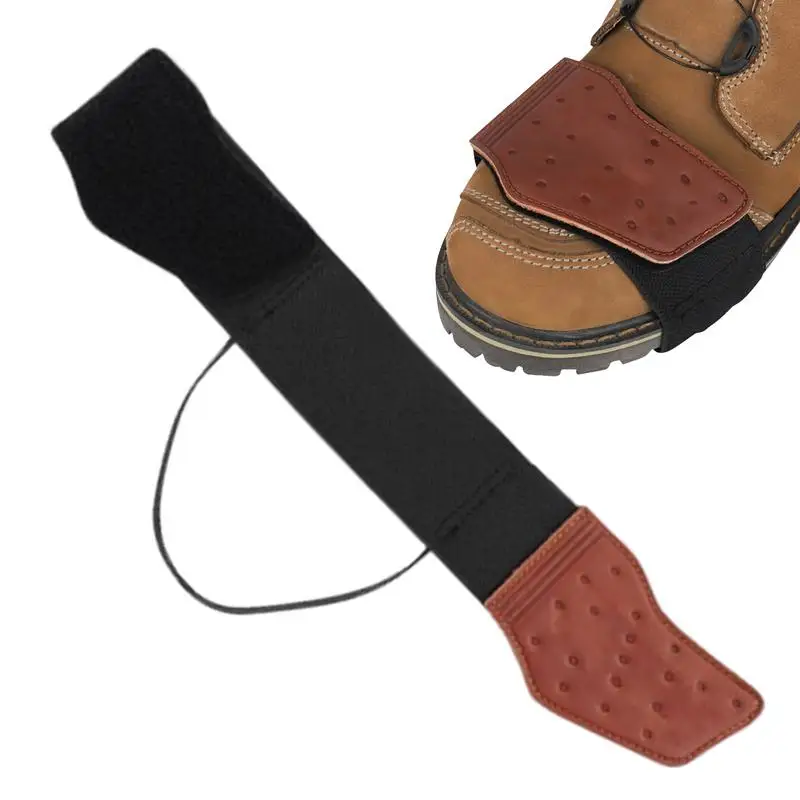 

Retro Motorcycle Gear Shifter Shoes Cover Leather Moto Shoe Boots Protector Shifter Guards Riding Cycling Accessories