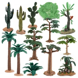 Simulated Trees Scene Model Wild Plant Grass Micro Sand Action Figures Doll Garden Landscape Manufactured Landscape Strees Toys