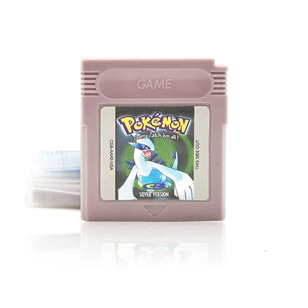 Pokemon GBC 16-bit Game Video Game Cartridge Console Card Pokemon Red Blue Crystal Golden Green Silver Yellow