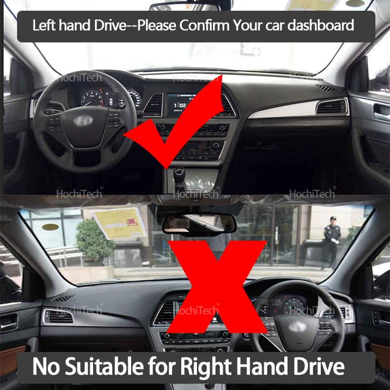 For Hyundai Sonata LF 2015 2016 2017 2018 2019 High Quality Dashboard Mat Dashmat Cover Pad Sunshade Carpet Accessories