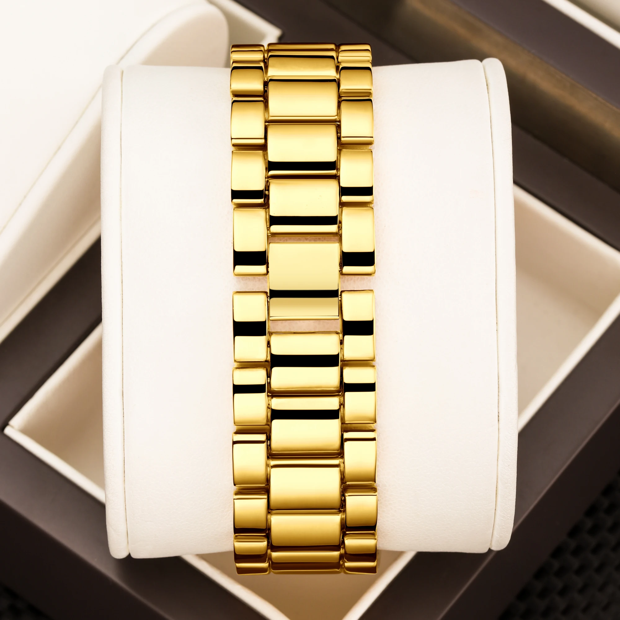 YaLaLuSi Fashion Waterproof Sports Quartz Watch For Couple Men Women Gold Ion Plating Luxury Wristwatch Gift Set Free Shipping - Image 4