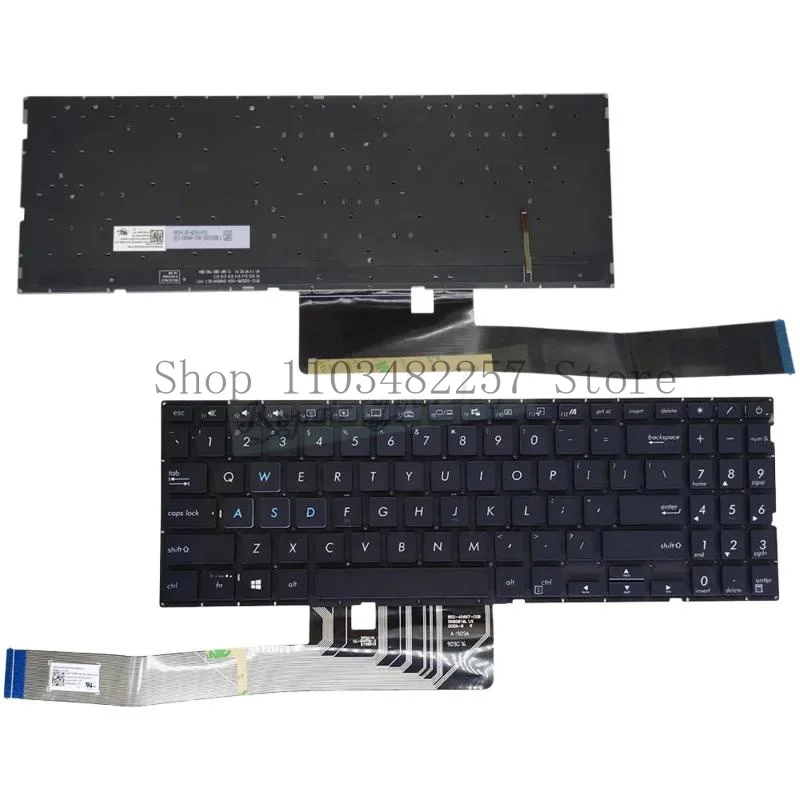 

WYORESY новая клавиатура с подсветкой для ASUS VX60G VX60GT X571 X571G X571GT X571U X571F