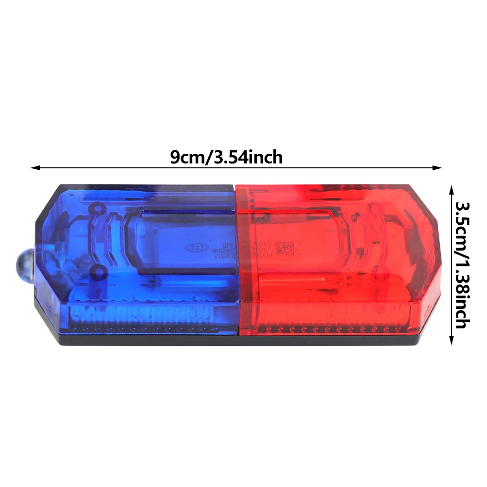 أحمر أزرق LED الكتف تحذير ضوء الكتف كليب ضوء الصرف الصحي عامل سلامة دورية إنذار فلاش إشارة ستروب مصباح